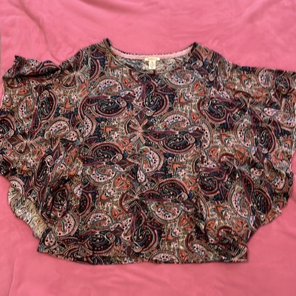 Westbound Paisley Pattern Top Size XL - Picture 3 of 5